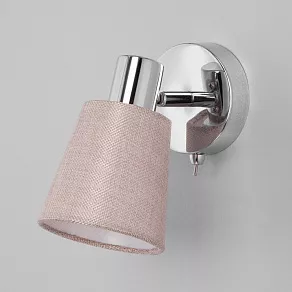 Бра Eurosvet Culver 20080/1 хром/бежевый