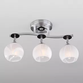 Потолочная люстра Eurosvet Polo 9643/3 алюминий/белый