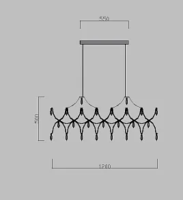 Подвесная люстра O-LUCE Taylor 1094911-1