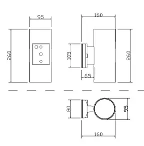 Светильник на штанге Maytoni Rando O419WL-02GR