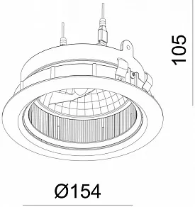 Встраиваемый светильник Deko-Light Tura 850103