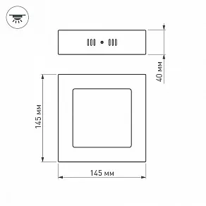 Накладной светильник Arlight SP-S145 019413