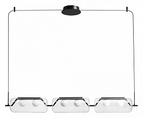 Подвесной светильник Arte Lamp Geneva A2341SP-6BK