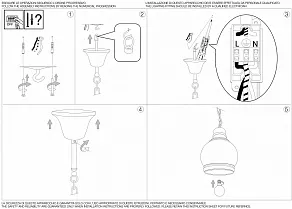 Подвесной светильник Ideal Lux Hansel HANSEL SP1 ROUND