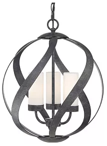 Подвесной светильник Quoizel Blacksmith QN-BLACKSMITH-3P-OBK