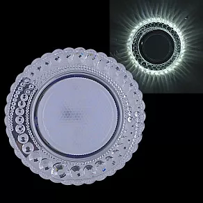 Встраиваемый светильник Reluce 53624 53624-9.0-001ML GX53+LED3W CL