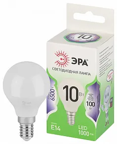 Лампа светодиодная Эра Green Line E14 10Вт 6500K LED P45-10W-865-E14 GL