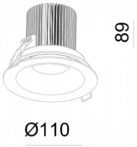 Встраиваемый светильник Deko-Light  565224