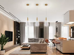 Подвесной светильник Natali Kovaltseva Triangle LED LAMPS 81117/1C