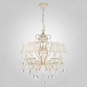 Подвесная люстра Eurosvet Ivin 12075/5 белый Strotskis