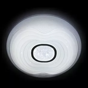 Накладной светильник Ambrella Orbital Crystal Sand FS1234 WH 48W D390