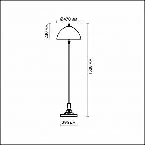 Торшер Odeon Light Traube 2267/2F