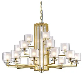 Подвесная люстра Newport ALEXANDRA 4412+6+3/C mat.gold