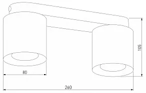 Накладной светильник TK Lighting Vico 3407 Vico White
