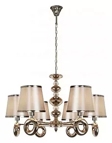 Подвесная люстра iLamp Brooklyn P2401-6 Nickel