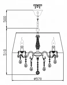 Подвесной светильник Maytoni Cannella ARM388-55-R