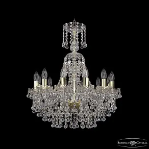 Подвесная люстра Bohemia Ivele Crystal 1409 1409/12/195/XL-68 G