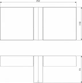 Светильник на штанге Elektrostandard Twin a064384