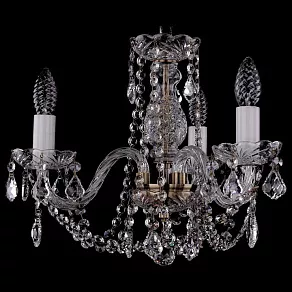 Подвесная люстра Bohemia Ivele Crystal 1402 1402/3/141/Pa/Leafs