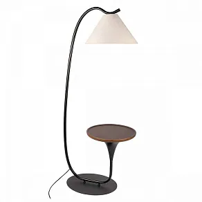 Стол журнальный с торшером Loft it Charlotte 10568F Black