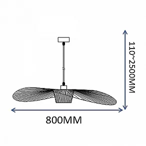 Подвесной светильник Imperiumloft HAT Black HAT01