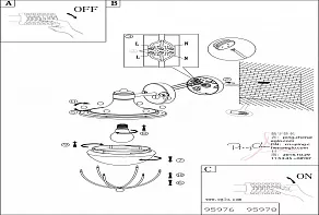 Светильник на штанге Eglo Monasterio 95976