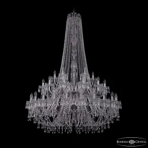Подвесная люстра Bohemia Ivele Crystal 1403 1403/24+12+6/460/h-177/2d Ni