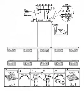 Подвесная люстра Globo Tasha I 68016-5