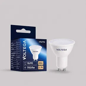 Лампа светодиодная Voltega  GU10 8Вт 2700K 3093