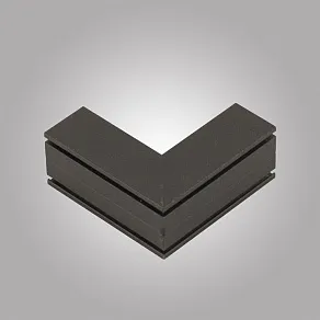 Соединитель угловой внутренний для треков накладных AM-Group  MAGNET AM504 BK