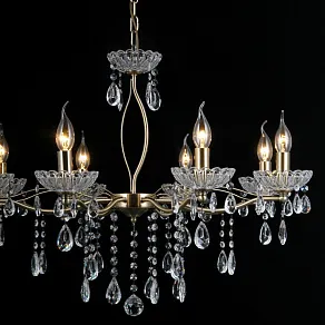 Подвесная люстра ILLUMICO CASTOR IL0265-8PSQ-24 AB CASTOR