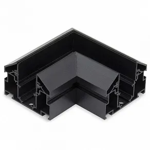 Соединитель угловой L-образный для треков встраиваемых AM-Group  MAGNET AM538 BK