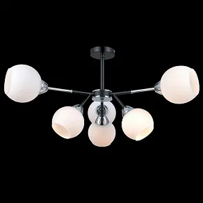 Люстра на штанге ILLUMICO LIBRA IL0715-6CSQ-24 BK CR LIBRA