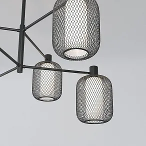 Люстра на штанге Eurosvet Voile 30191/6 черный