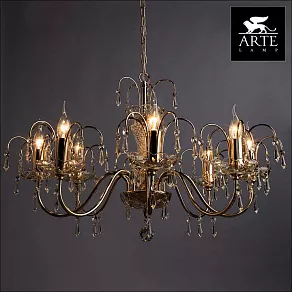 Подвесная люстра Arte Lamp Sparkles A3054LM-8GO