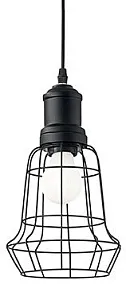 Подвесной светильник Ideal Lux Cage CAGE SP1 SQUARE NERO