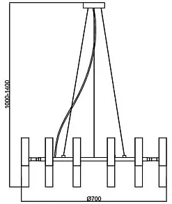 Подвесная люстра ST-Luce Eclip SL1236.203.10