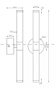 Бра Maytoni Axis MOD106WL-L10G3K