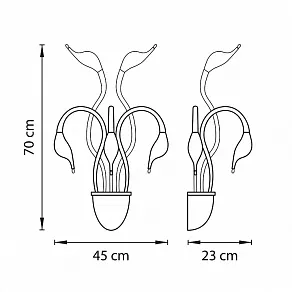 Бра Lightstar Cigno Collo 751652