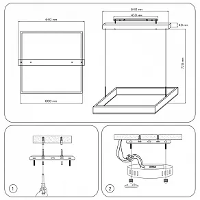 Подвесной светильник Ambrella FA FA6622