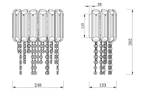 Бра Maytoni Hail MOD097WL-02CH