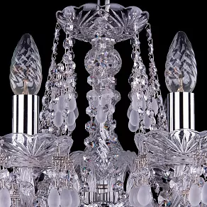 Подвесная люстра Bohemia Ivele Crystal 1410 1410/8/195/Ni/V0300