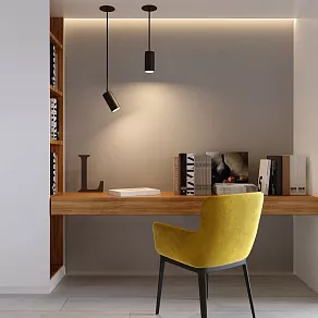 Встраиваемый светильник Elektrostandard Drop Drop 8W черный (50222 LED)