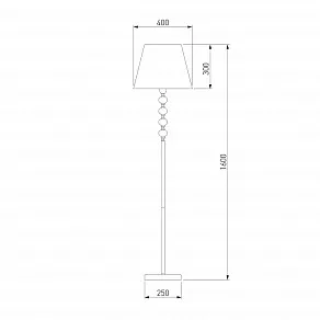 Торшер Eurosvet Rigel 01057/1 черный