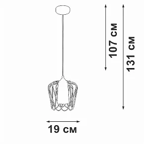 Подвесной светильник Vitaluce V2845 V2845-1/1S
