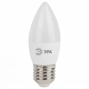 Лампа светодиодная Эра Стандарт E27 7Вт 2700K LED B35-7W-827-E27