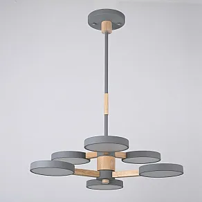 Люстра на штанге Imperiumloft TURNA Gray TURNA-DBL01