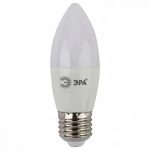 Лампа светодиодная Эра Стандарт E27 9Вт 2700K LED B35-9W-827-E27