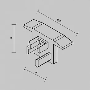 Заглушка для профиля Maytoni Led Strip  642084