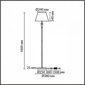 Торшер Lumion VERMONT 8275/1F